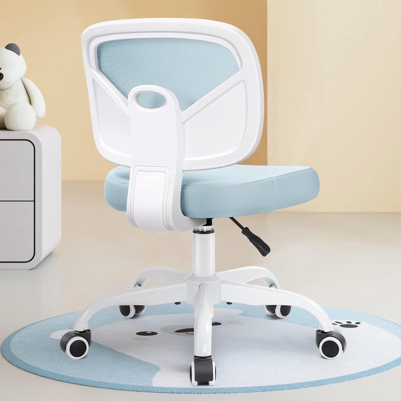 Primy Kids Desk Chair, Pink Study Chair for Boys Girls with Height Adjustable, Swivel Mesh Task Student Chairs for 4-12, Growing Teen Office Chair for Home/School/Office(Light Blue) - Image 1